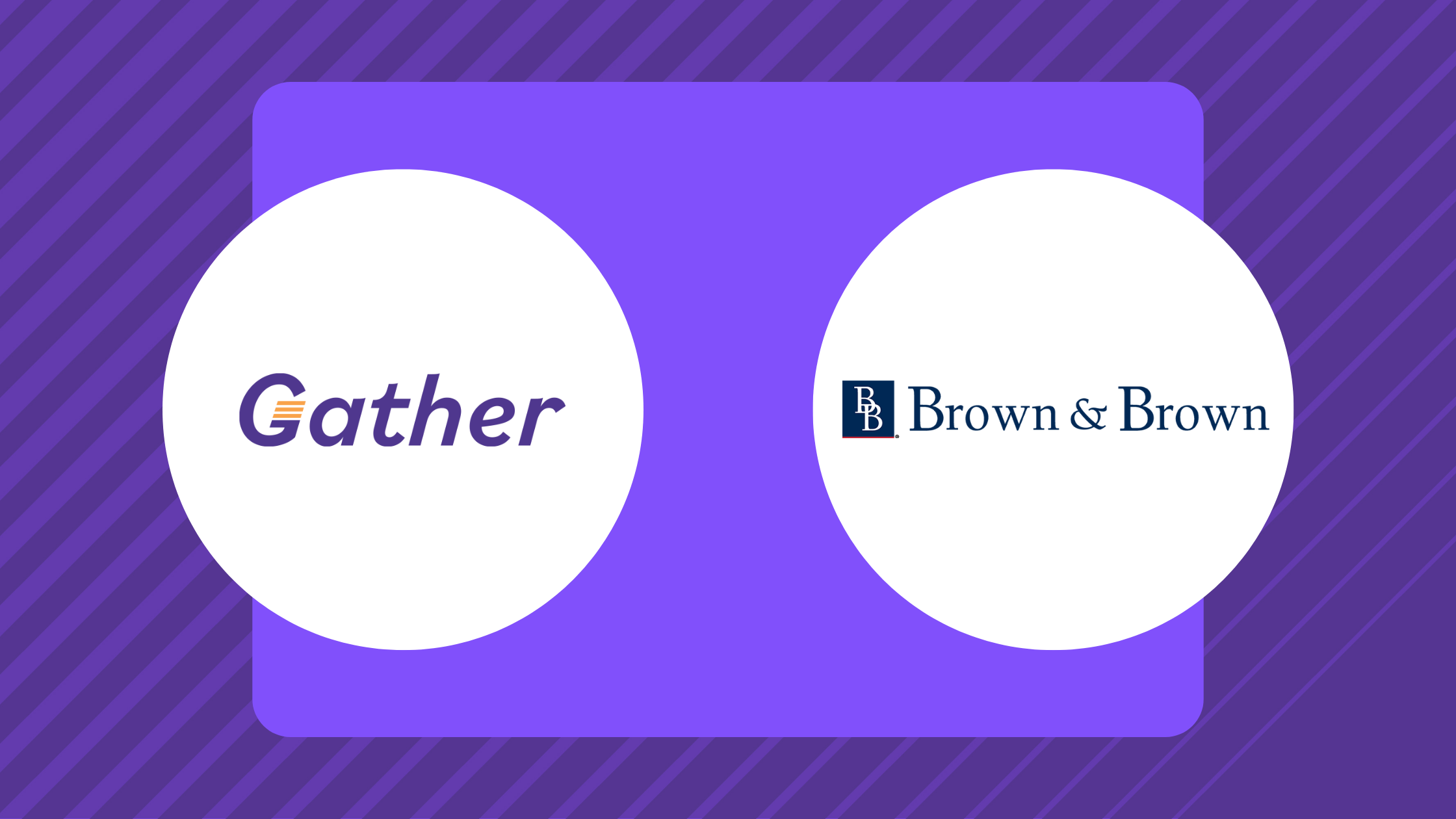 Gather and Brown & Brown Logos